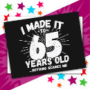 Search for funny 65th birthday cards Humour
