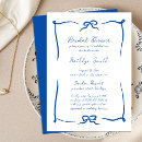 Search for ribbon bridal shower invitations Hand drawn