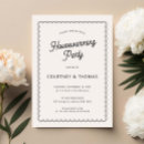 Search for simple housewarming invitations Black and white