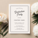 Search for simple graduation invitations Black and white