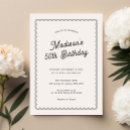 Search for vintage 50th birthday invitations Black and white