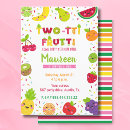 Search for twotti frutti birthday invitations Fruit party