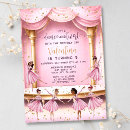 Search for ballerina birthday invitations Modern