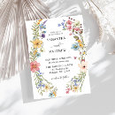 Search for wildflower wedding invitations Rustic