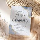 Search for celestial bridal shower invitations Watercolor