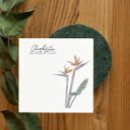 Search for bird paradise napkins Watercolor