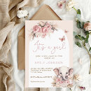 Search for boho elephant baby shower invitations Floral