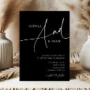 Search for moody wedding invitations Black