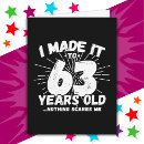 Search for 63rd birthday cards Humour