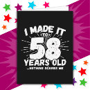 Search for 58 birthday cards Funny
