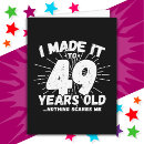 Search for 49 years old birthday cards Humour
