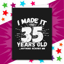 Search for 35 years cards Humour