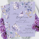 Search for purple christening invitations Lavender