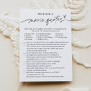 Search for bridal invitations bridal shower games