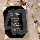 Search for classy 40th birthday invitations Simple