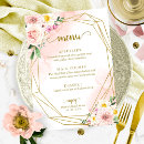Search for blush pink and gold invitations Girly