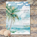 Search for beach scene invitations Watercolor