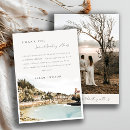 Search for mountain landscape thank you cards Modern elegant