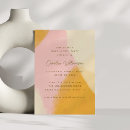 Search for pink and yellow invitations Watercolor