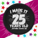 Search for 25th birthday decor Funny