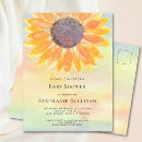 Search for watercolor sunflower invitations Botanical