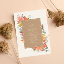 Search for fall foliage wedding invitations Leaves