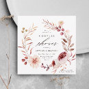 Search for romance wedding invitations Fall romantic watercolor flowers