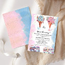 Search for ice cream gender reveal invitations Guess the gender