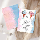 Search for ice cream gender reveal invitations Guess the gender