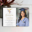 Search for rose graduation invitations Caduceus