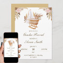 Search for brown gender reveal invitations Baby