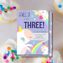 Search for purple unicorn birthday invitations Magical