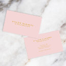 Search for pink and gold business cards Minimal