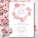 Search for cherry blossoms invitations Watercolor