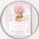 Search for hot air balloon girl invitations Pink