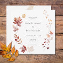 Search for fall square invitations Rustic