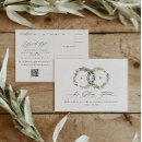 Search for floral wreath wedding postcards Watercolor