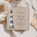 Search for lighthouse wedding invitations Stripes