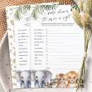 Search for baby shower price is right games Safari