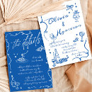 Search for night before wedding invitations Black and white