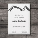 Search for mountain birthday invitations Nature