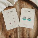 Search for earring card template display cards Elegant
