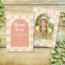 Search for peach graduation invitations Class of 2024