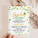Search for st patricks day baby shower invitations Lucky charm