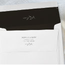 Search for black lined envelopes Chic