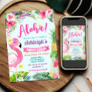 Search for luau 1st birthday invitations Tropical