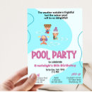 Search for winter pool party invitations For kids