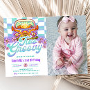 Search for two groovy party invitations Boho