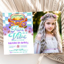 Search for five is a vibe birthday invitations Hippie
