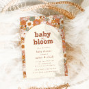 Search for neutral baby invitations Baby in bloom
